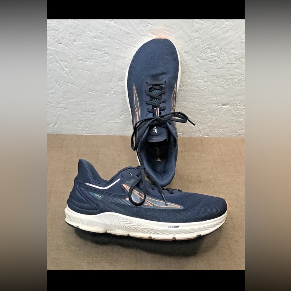 Altra Torin 6 Running Shoes Women's Size 10.5 Sneakers Navy Coral Mesh